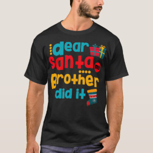 Fun Sibling XMas Tee Kids Funny Sister Christmas O
