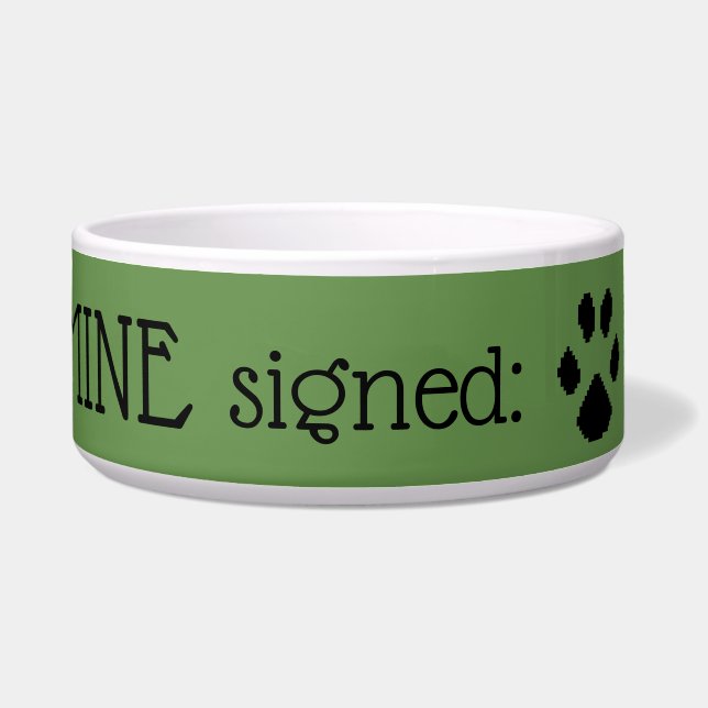 Fun Signed Pet (Front)