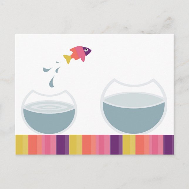 Fun Simple Message Postcard (Front)