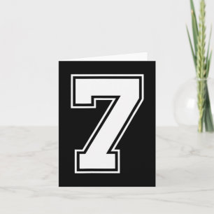 Fun Six Seven 6 7 Meme Design Card