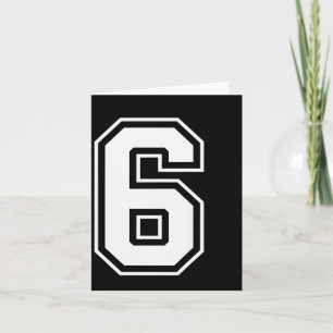 Fun Six Seven 6 7 Meme Design Card