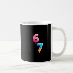 Fun Six Seven 6 7 Meme Design  Coffee Mug
