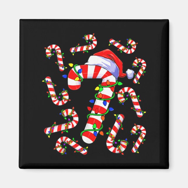 Fun Six Seven 6 7 Meme Design Couples Christmas Ca Magnet (Front)