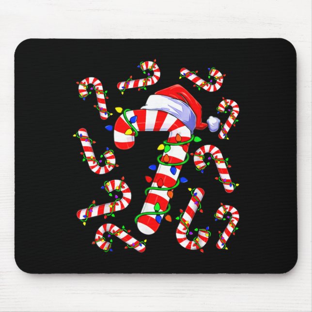 Fun Six Seven 6 7 Meme Design Couples Christmas Ca Mouse Mat (Front)