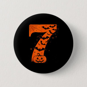 Fun Six Seven 6 7 Meme Design Couples Halloween Cm Round Badge
