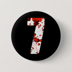 Fun Six Seven 6 7 Meme Design Couples Halloween Ho Cm Round Badge