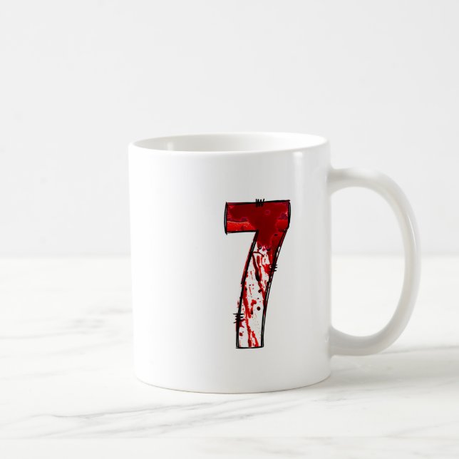 Fun Six Seven 6 7 Meme Design Couples Halloween Ho Coffee Mug (Right)