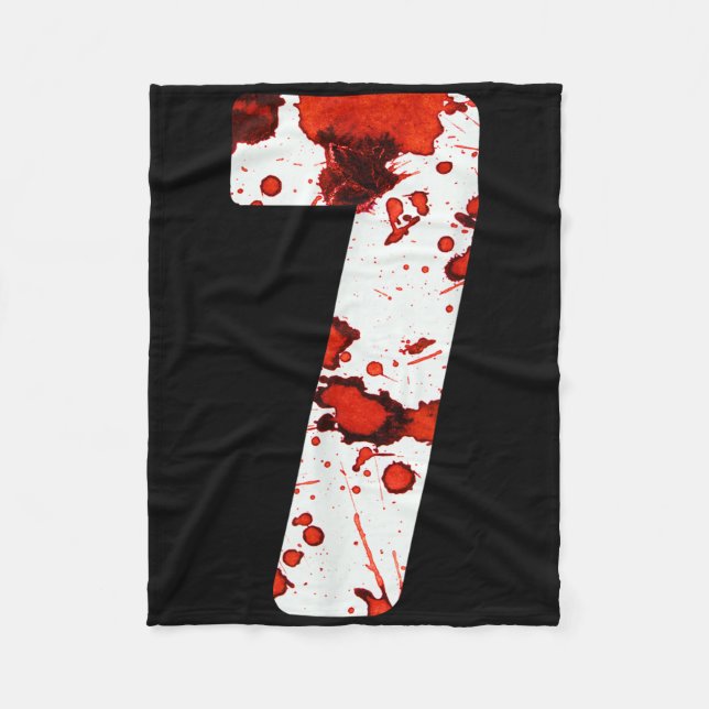 Fun Six Seven 6 7 Meme Design Couples Halloween Ho Fleece Blanket (Front)
