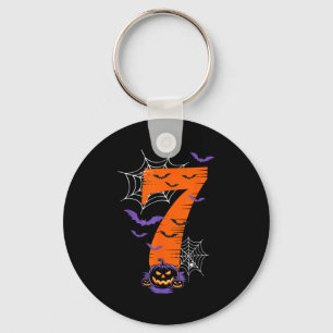 Fun Six Seven 6 7 Meme Design Couples Halloween  Key Ring