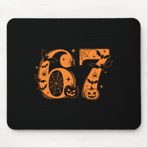 Fun Six Seven 6 7 Meme Design Couples Halloween Lo Mouse Mat