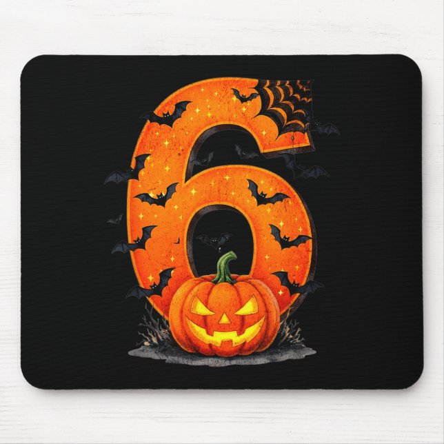 Fun Six Seven 6 7 Meme Design Couples Halloween  Mouse Mat (Front)