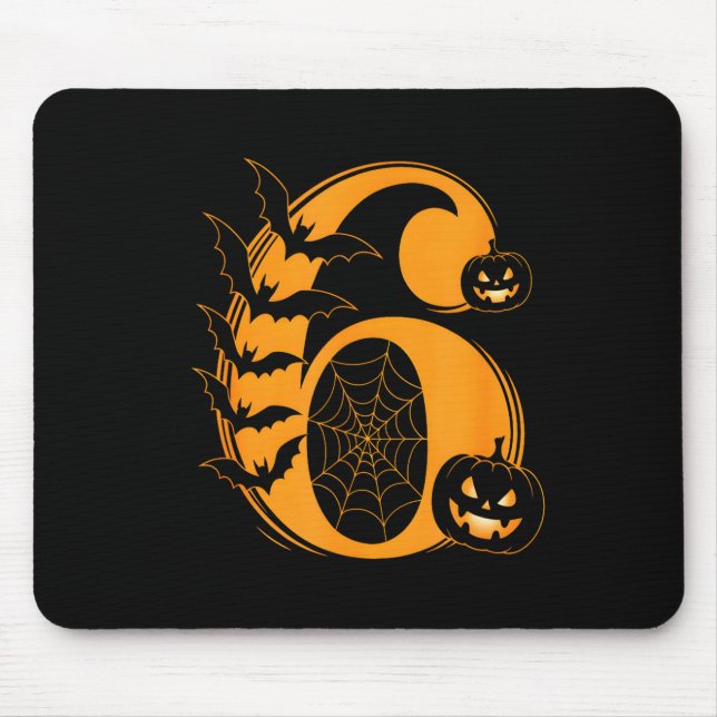 Fun Six Seven 6 7 Meme Design Couples Halloween  Mouse Mat (Front)