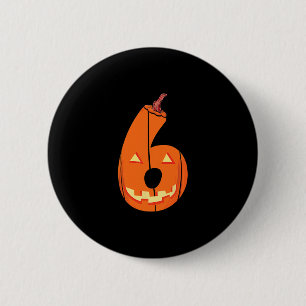 Fun Six Seven 6 7 Meme Design Couples Halloween Pu Cm Round Badge