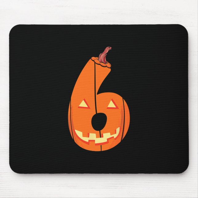 Fun Six Seven 6 7 Meme Design Couples Halloween Pu Mouse Mat (Front)