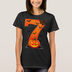Fun Six Seven 6 7 Meme Design Couples Halloween  T-Shirt