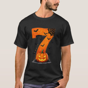 Fun Six Seven 6 7 Meme Design Couples Halloween T-Shirt