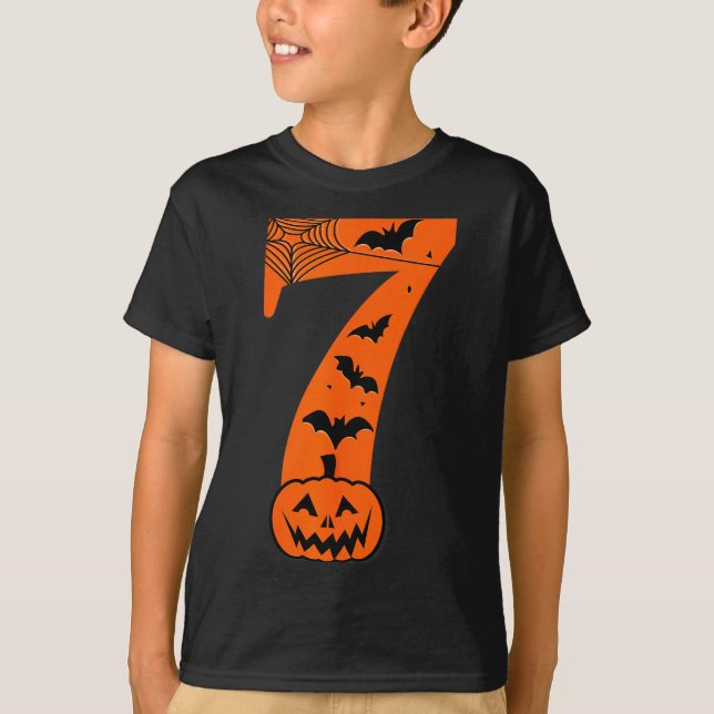 Fun Six Seven 6 7 Meme Design Couples Halloween  T-Shirt (Front)