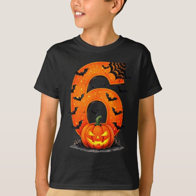 Fun Six Seven 6 7 Meme Design Couples Halloween  T-Shirt (Front)