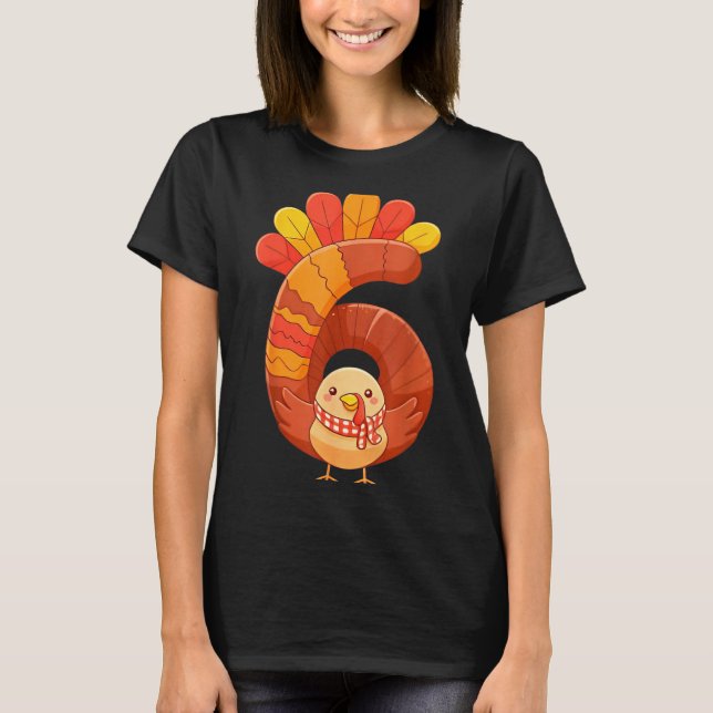 Fun Six Seven 6 7 Meme Design Couples Thanksgiving T-Shirt (Front)