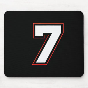 Fun Six Seven 6 7 Meme Design Mouse Mat