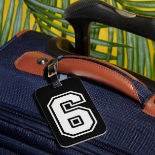 Fun Six Seven 6 7 Meme Luggage Tag