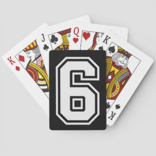 Fun Six Seven 6 7 Meme Playing Cards