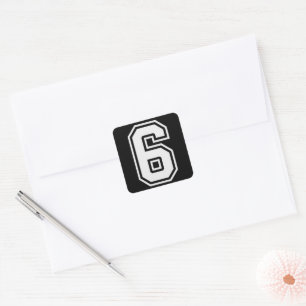 Fun Six Seven 6 7 Meme Square Sticker