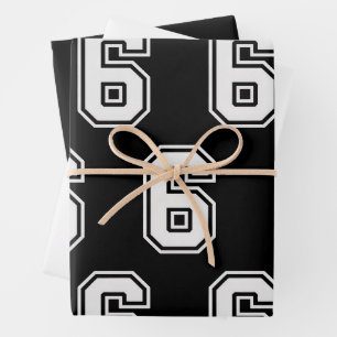 Fun Six Seven 6 7 Meme Wrapping Paper Sheet