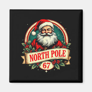 Fun Six Seven Meme Design – Internet Energy - Xmas Magnet