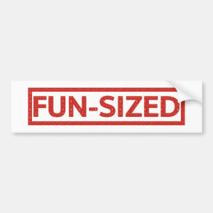 Fun-sized Stamp Bumper Sticker