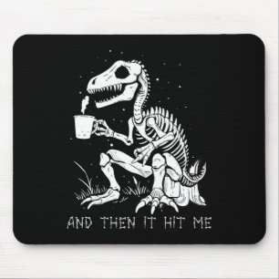 Fun Skeleton Dinosaur Costume Goth Men Women Hallo Mouse Mat
