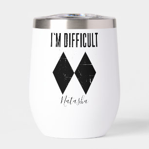 Fun Skiing Double Diamond Winter Sports Ski Gag