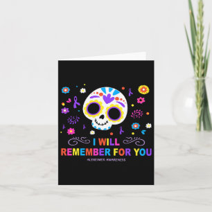 Fun Skull I Will Remember For You Heimerheimer Awa Card
