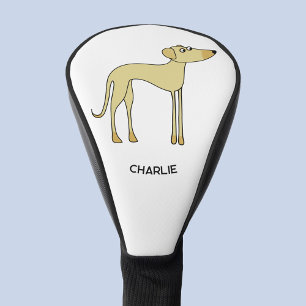 Fun Sloughi Dog Personalised Golf Head Cover