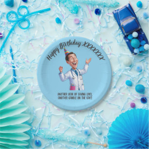 FUN SMILE DOCTOR birthday antistress party Paper Plate