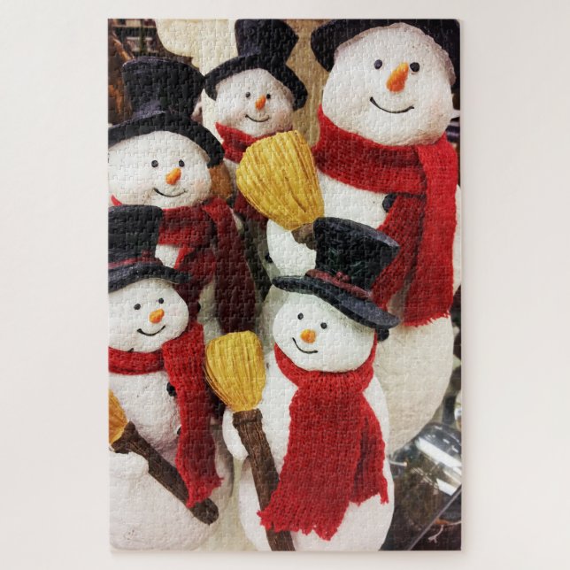 Fun Snowman Christmas   Jigsaw Puzzle (Vertical)