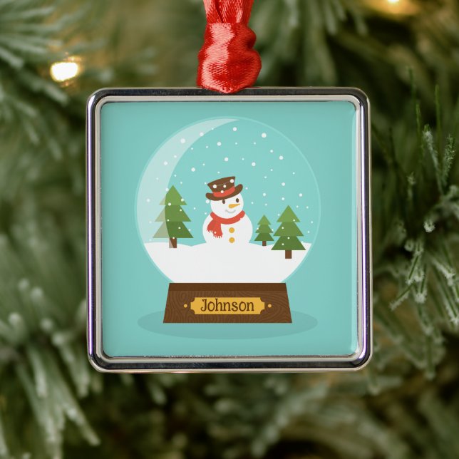 FUN!   Snowman Ornament - Personalised -Add Name (Tree)