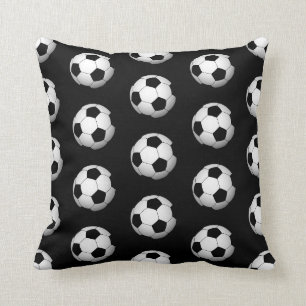 Fun soccer ball sports home decor pillow