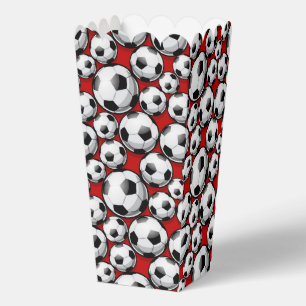 Fun Soccer sports ball tiled pattern Favour Box