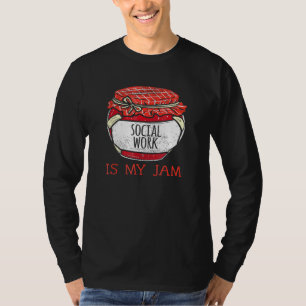 Fun Social Worker Women Cute Meme Quote Social Wor T-Shirt