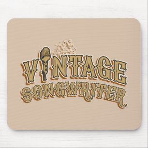 Fun Songwriter Lyricist Novelty Typography Mouse Mat