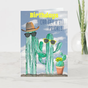 Fun Southwest Watercolor Cactus Template