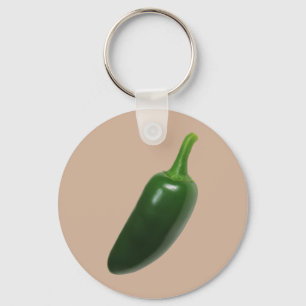 Fun & Spicy Jalapeno Pepper Key Ring
