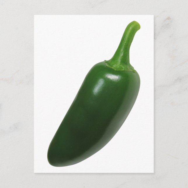 Fun & Spicy Jalapeno Pepper Postcard (Front)