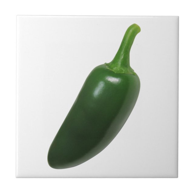 Fun & Spicy Jalapeno Pepper Tile (Front)