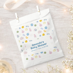 Fun Splish Splash Rubber Duck Bath Baby Shower  Favour Bags