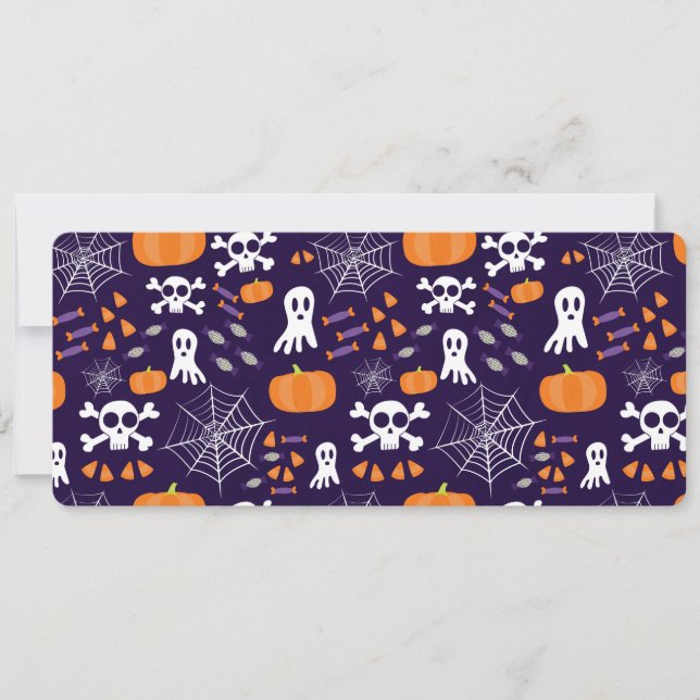 Fun Spooky Halloween Characters Card (Front)