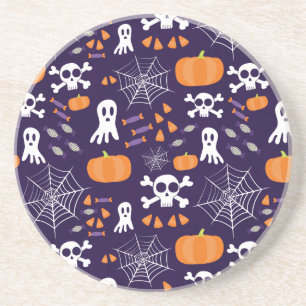 Fun Spooky Halloween Characters Coaster