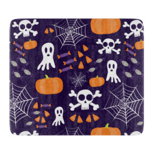 Fun Spooky Halloween Characters Cutting Board