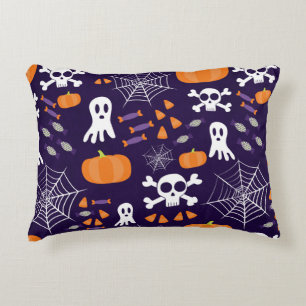 Fun Spooky Halloween Characters Decorative Cushion